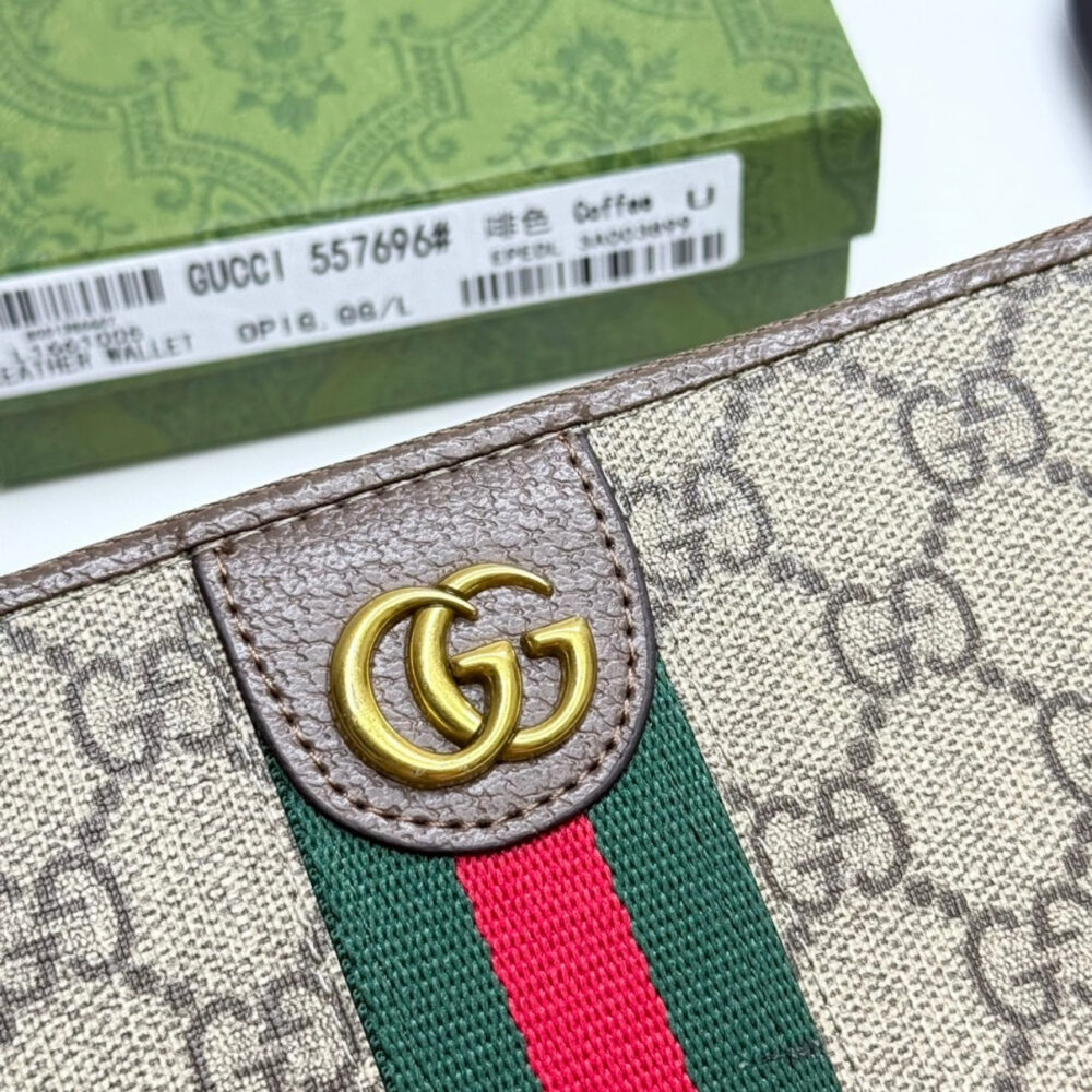 Gucci Ophidia Zip Around Wallet Brown 19Cm 838484 FAE0L 9746 - Image 4