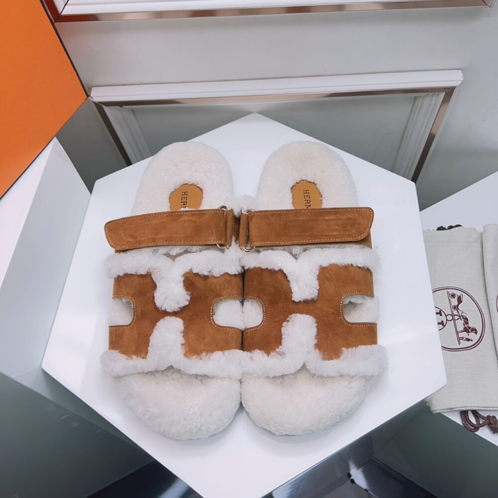 Hermes Chypre Sandal Brown H222195Z A3360 - Image 2