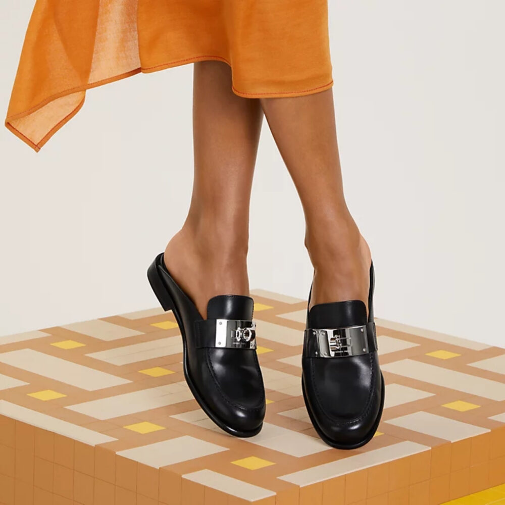 Hermes Lota Mule Black H241159Z 02350 - Image 10