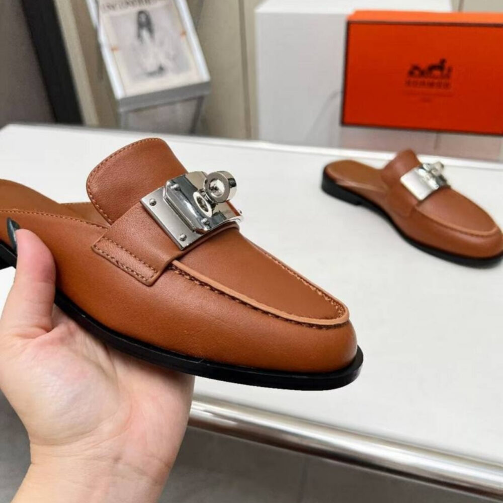Hermes Lota Mule Brown H241159Z 20360 - Image 8