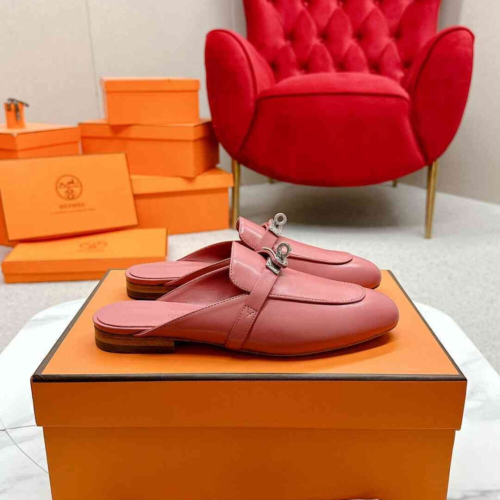 Hermes Oz Mule Rose Aphrodite H211157Z 8H365 - Image 2