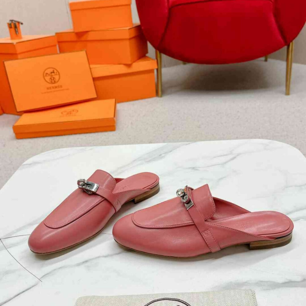Hermes Oz Mule Rose Aphrodite H211157Z 8H365 - Image 6