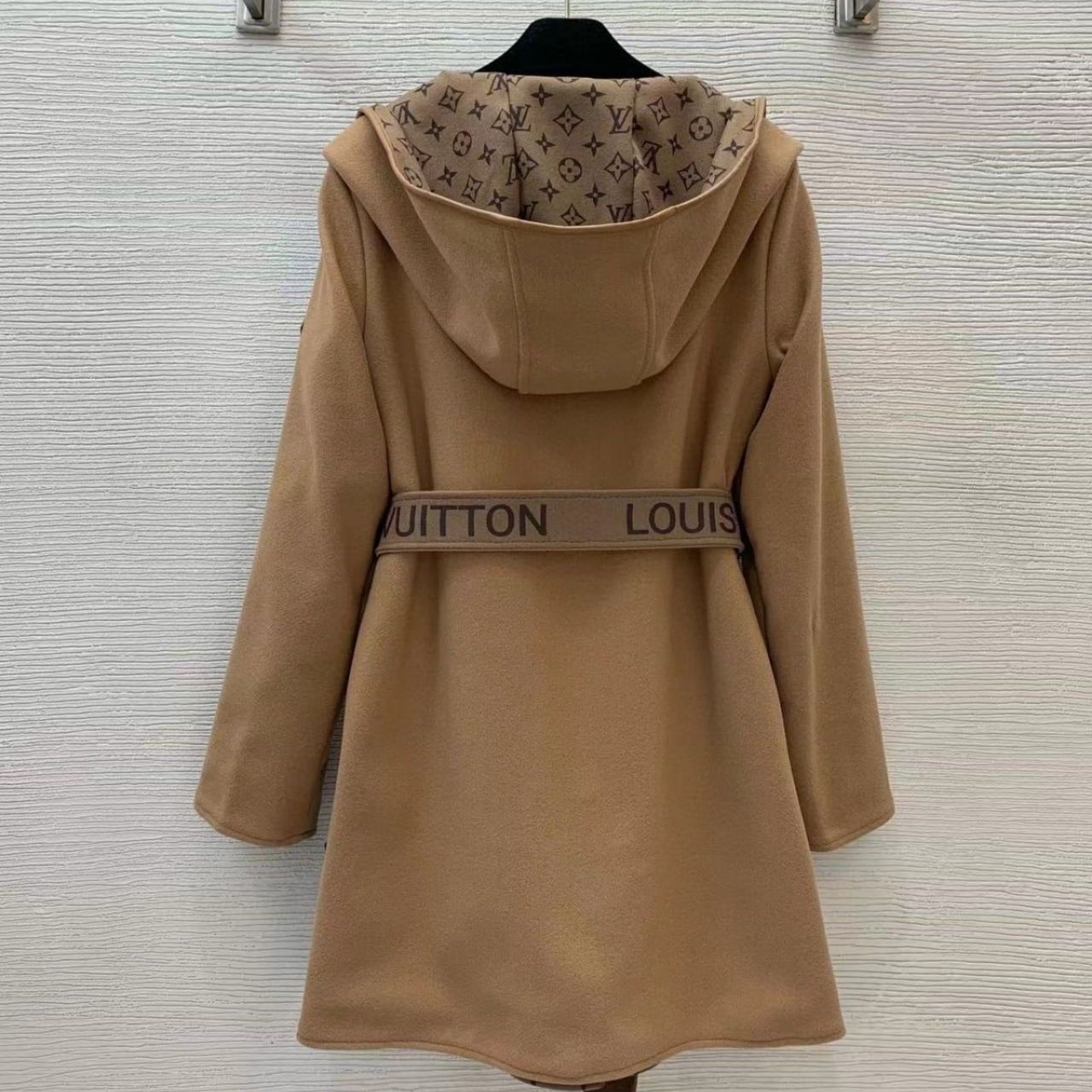 Louis Vuitton Classic Coat Monogram Wool Brown - Image 5