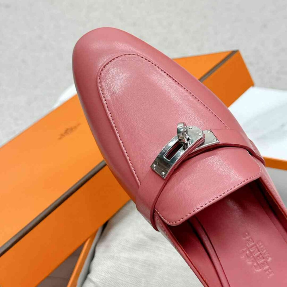 Hermes Oz Mule Rose Aphrodite H211157Z 8H365 - Image 8