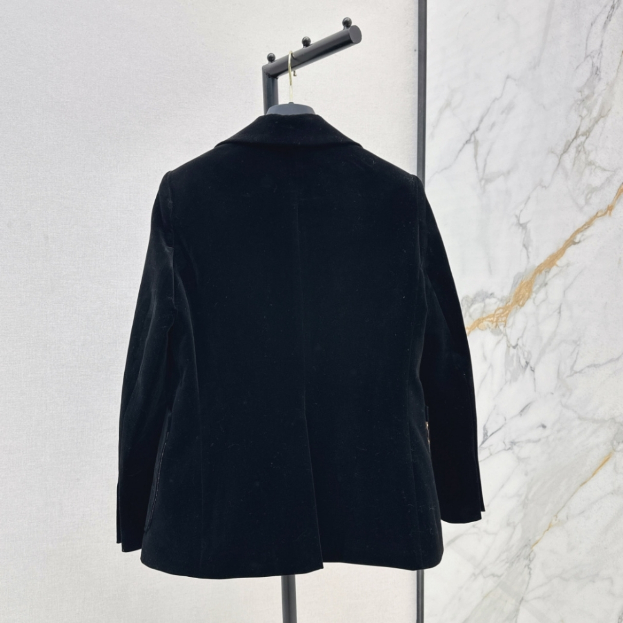 Louis Vuitton Velvet Schoolboy Blazer Black - Image 5