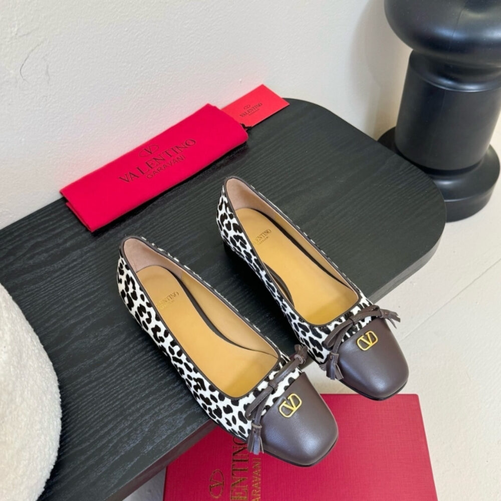 Valentino Valet Du Roi Ballerina In Pony Leopard Print 7W2S0MR8ESS BNB - Image 3
