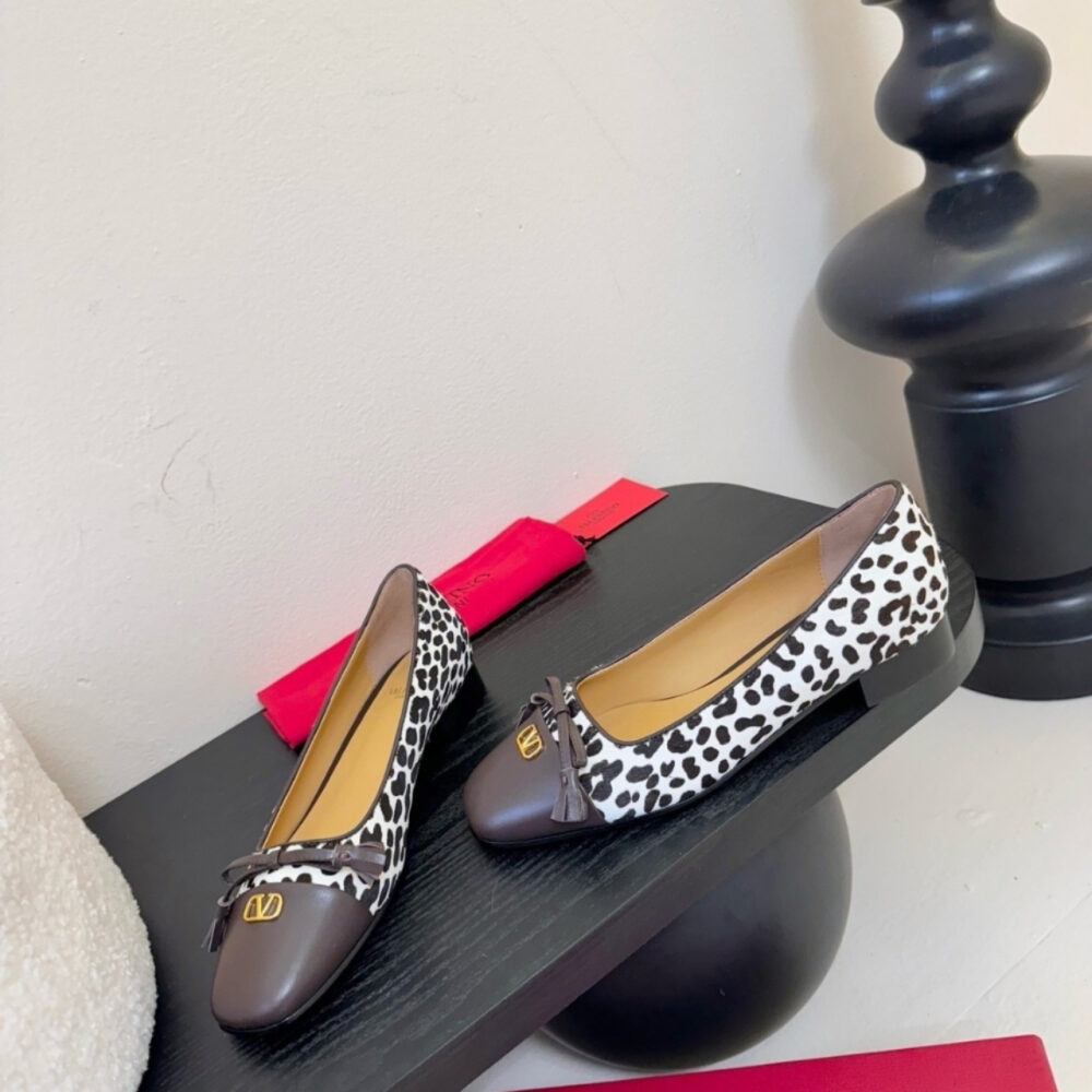 Valentino Valet Du Roi Ballerina In Pony Leopard Print 7W2S0MR8ESS BNB - Image 4