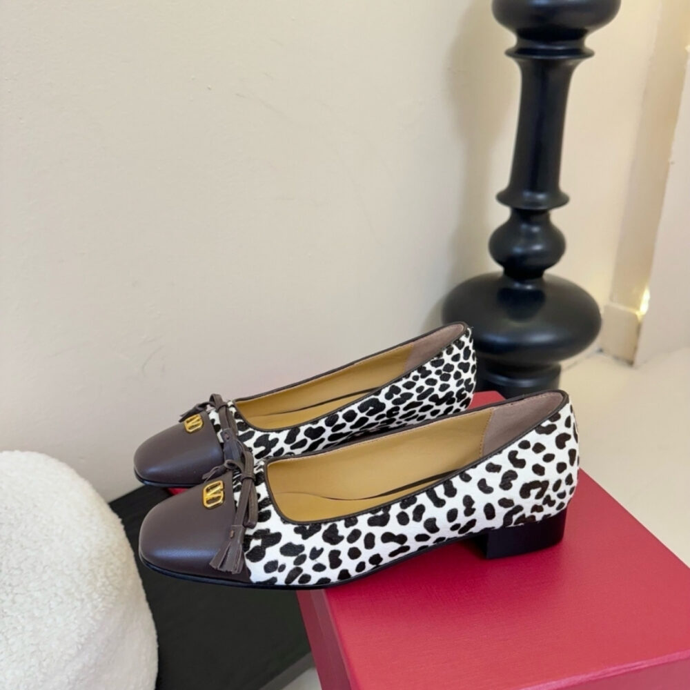 Valentino Valet Du Roi Ballerina In Pony Leopard Print 7W2S0MR8ESS BNB - Image 6