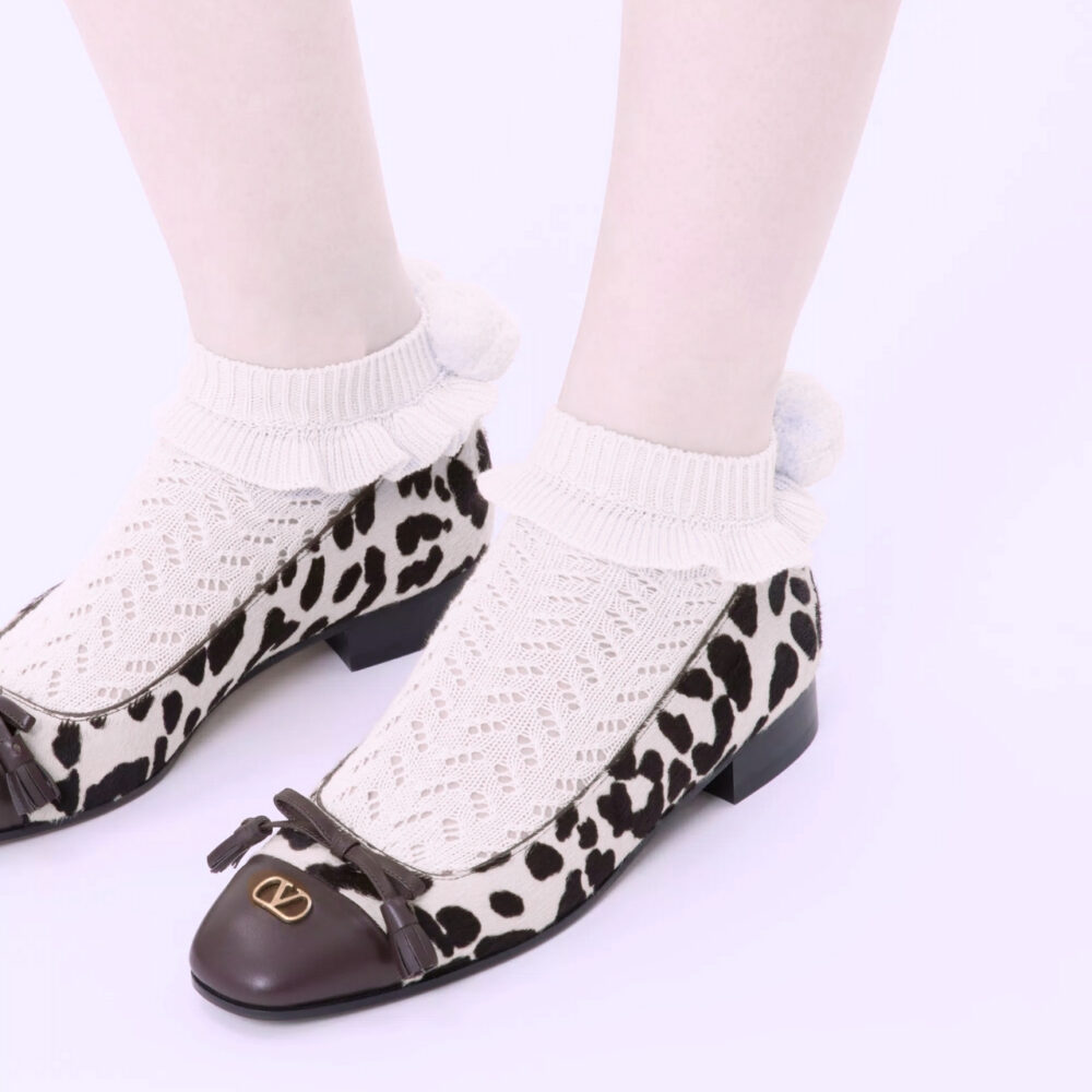 Valentino Valet Du Roi Ballerina In Pony Leopard Print 7W2S0MR8ESS BNB - Image 8