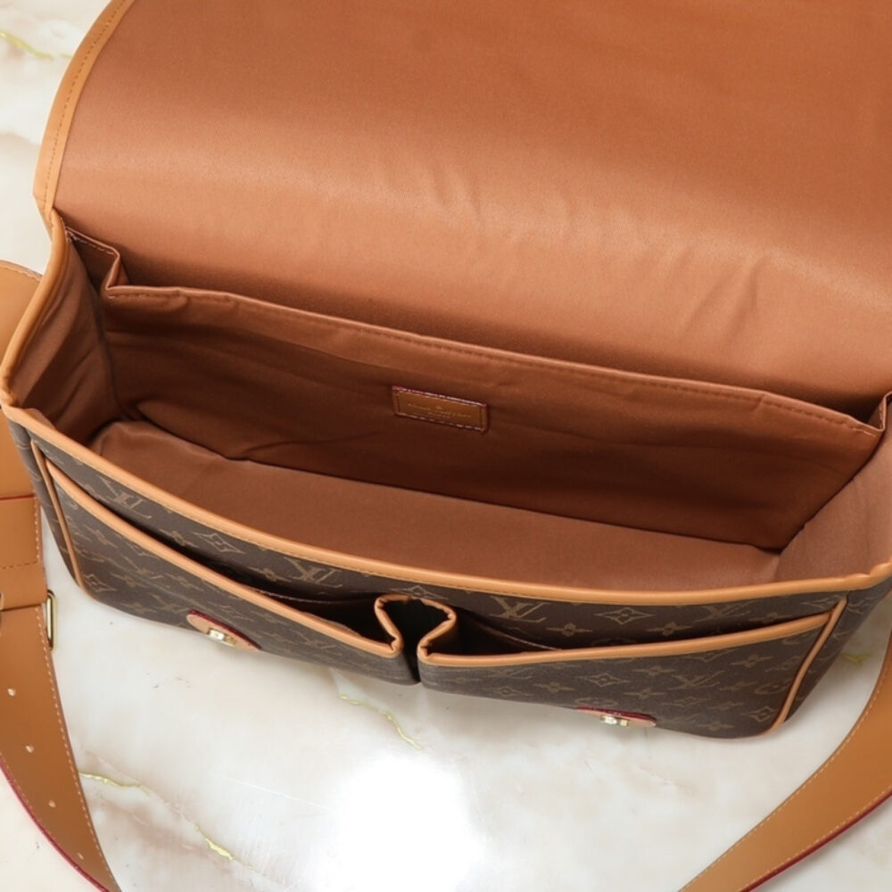 Louis Vuitton Satchel Messenger Monogram Brown 35Cm M14723 - Image 9