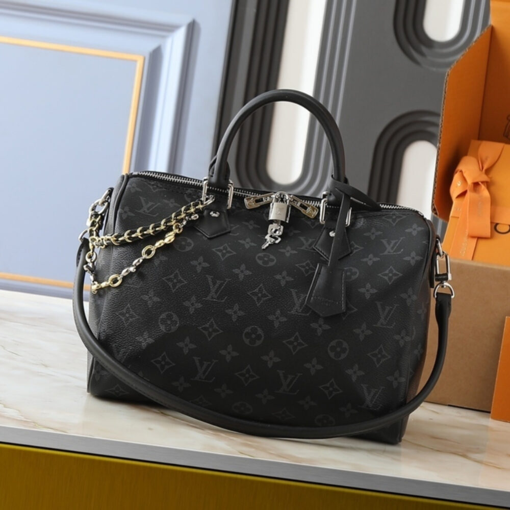 Louis Vuitton Speedy Soft 30 Monogram Black 30Cm M15102 - Image 2