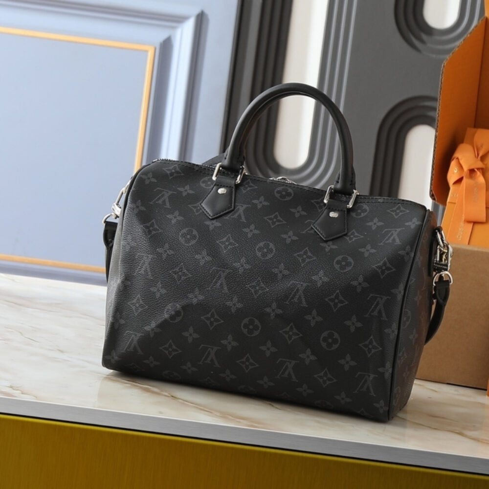 Louis Vuitton Speedy Soft 30 Monogram Black 30Cm M15102 - Image 4