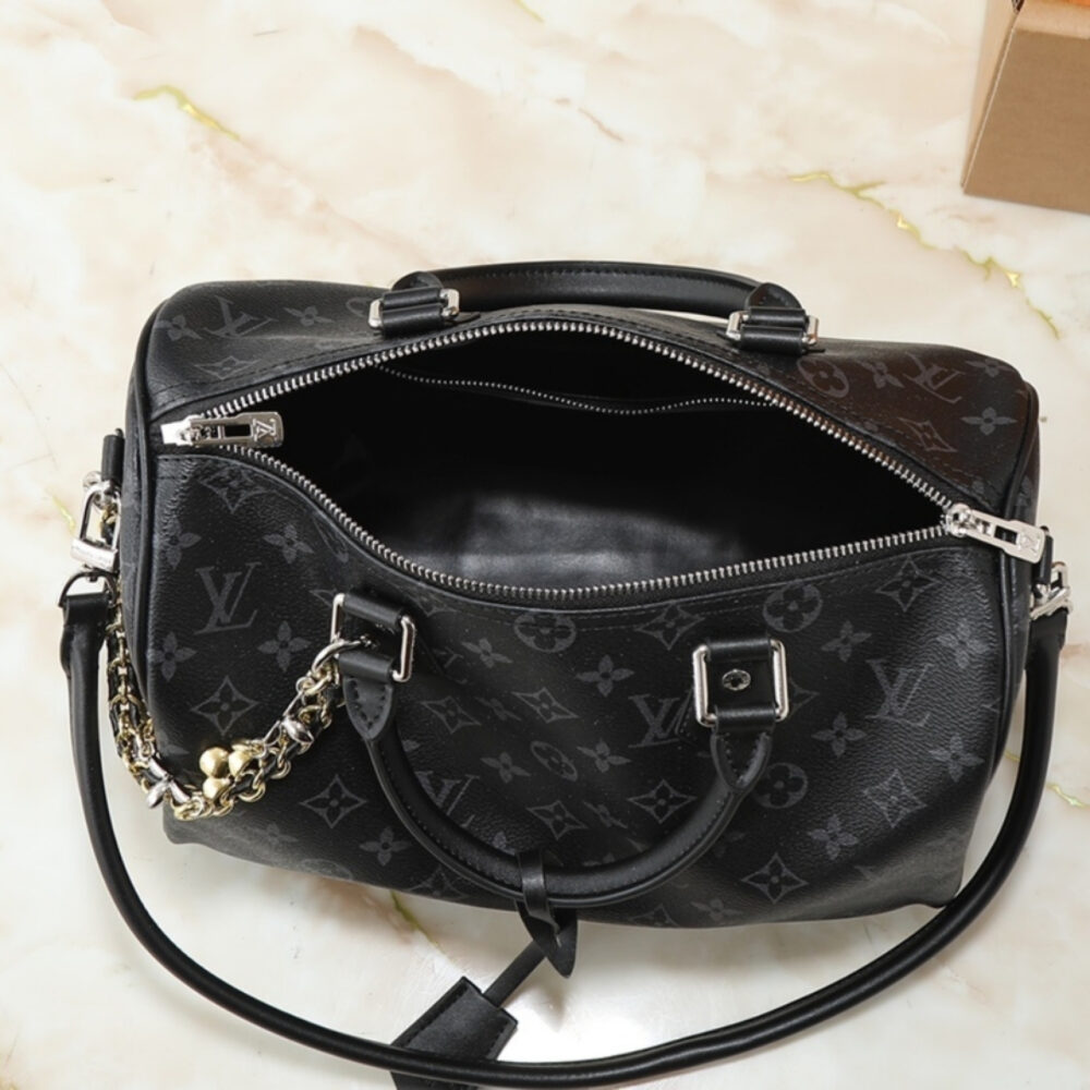 Louis Vuitton Speedy Soft 30 Monogram Black 30Cm M15102 - Image 6