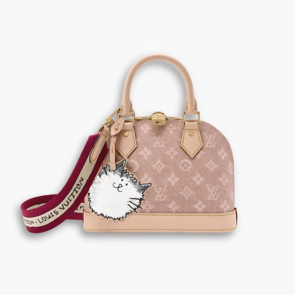 Louis Vuitton Alma BB Meowgram Pale Pink 23Cm M25728