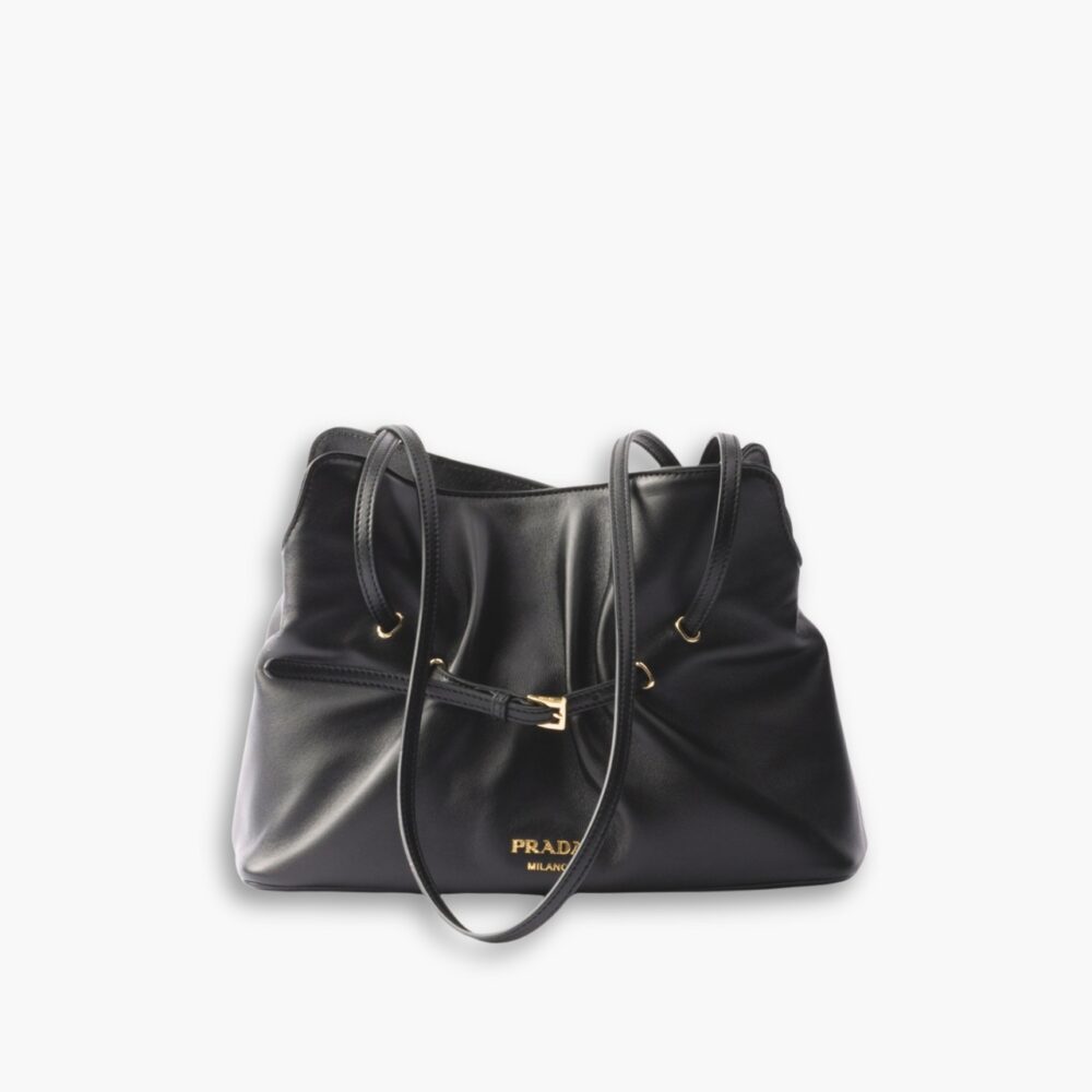 Prada Dada Small Nappa Bag Black 26Cm 1BG586 2DX8 F0002 V OOO