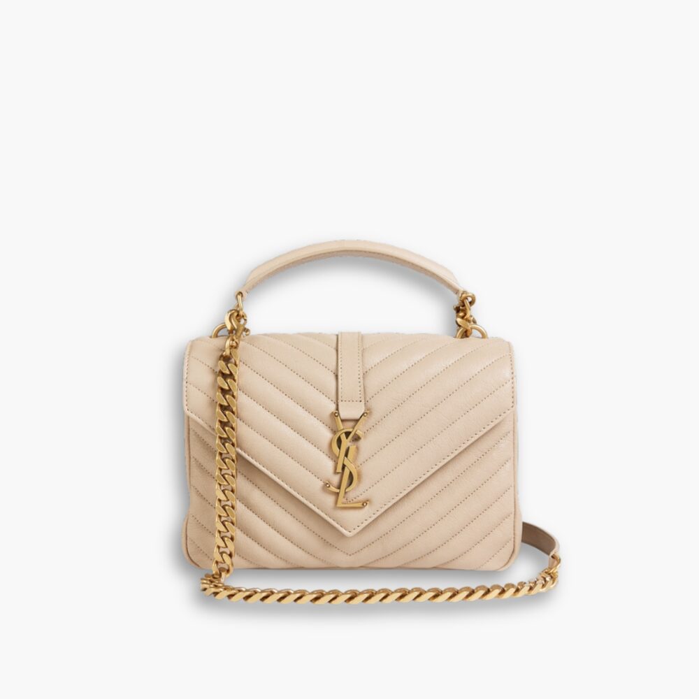 Saint Laurent College Medium Beige 24Cm 600279BRM072721