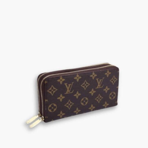 Louis Vuitton Long Double Zippy Wallet Monogram Brown 19Cm