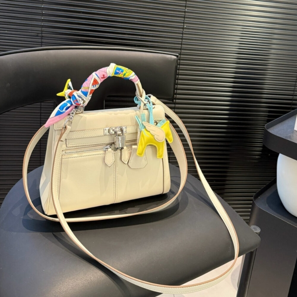Hermes Swift Kelly Lakis 35 Beige 25Cm - Image 2