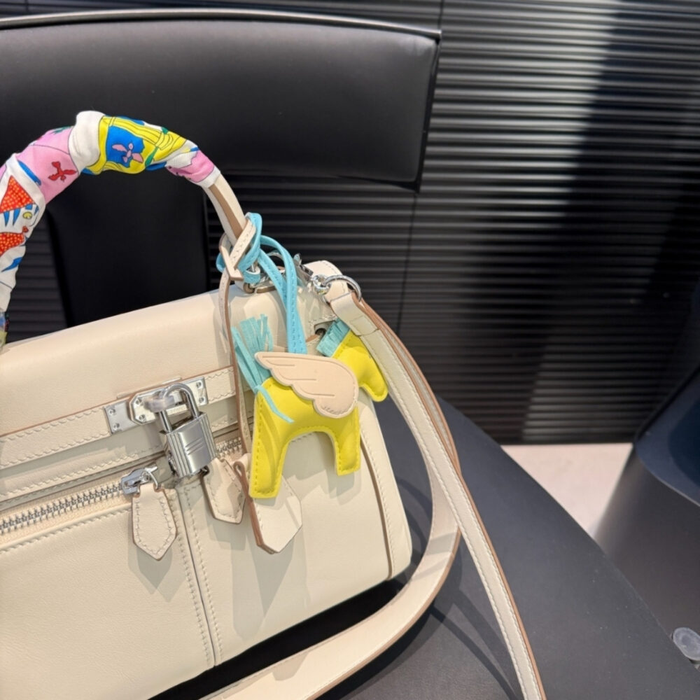 Hermes Swift Kelly Lakis 35 Beige 25Cm - Image 6