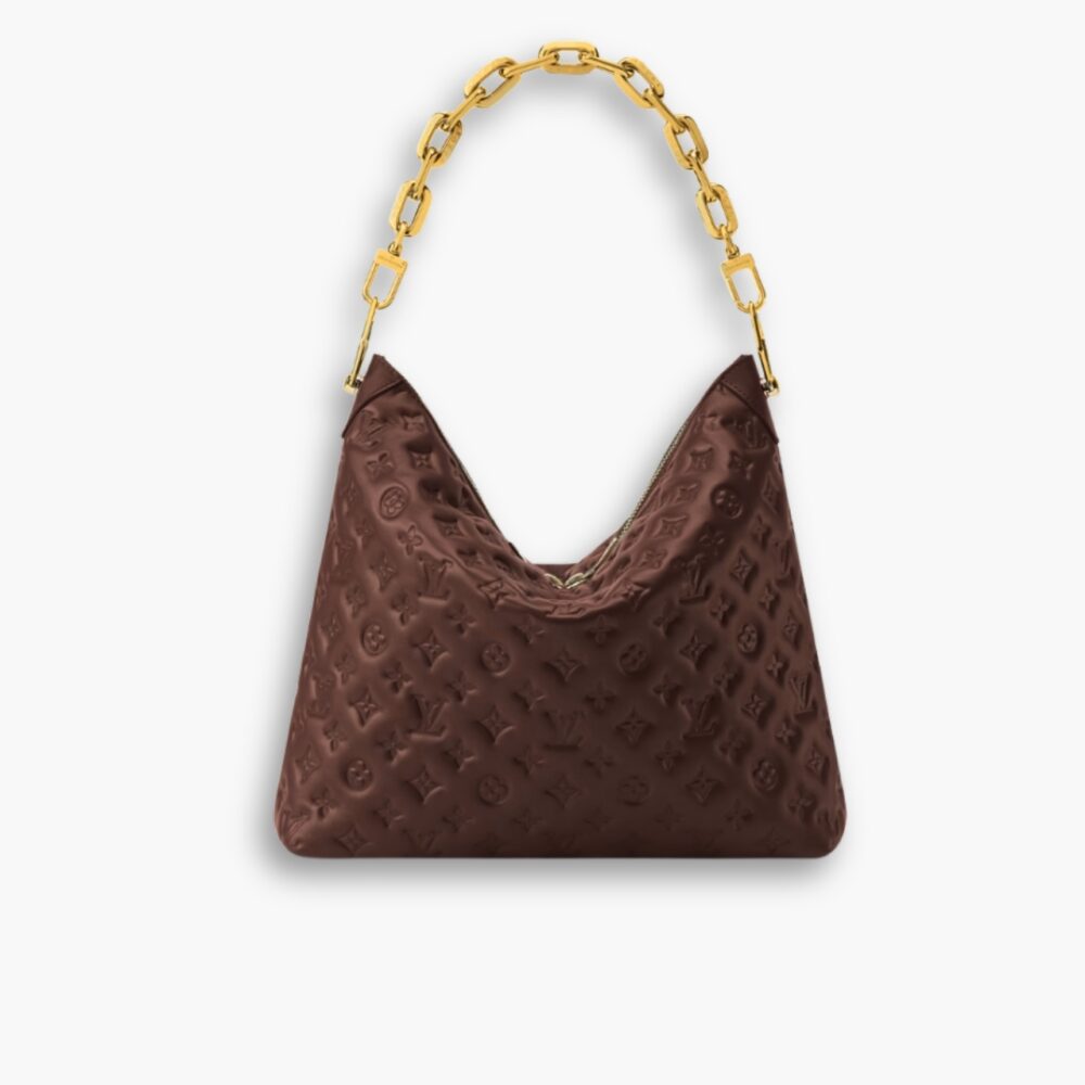 Louis Vuitton Coussin Hobo MM Chocolat 31Cm M12072