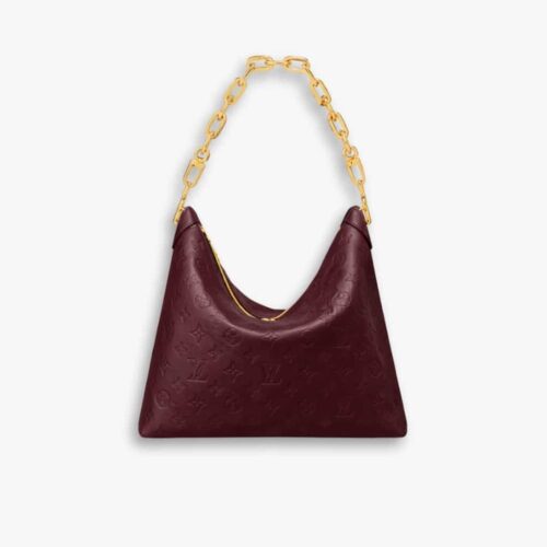 Louis Vuitton Coussin Hobo MM Chocolat 38Cm M12072