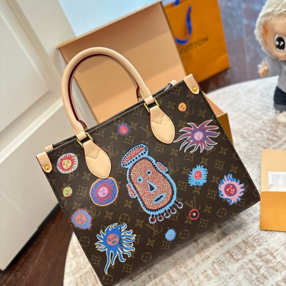 Louis Vuitton x Yayoi Kusama Onthego Monogram Canvas MM 35Cm M46429 - Image 7