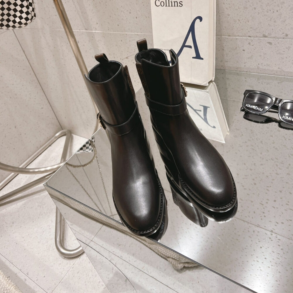 Louis Vuitton Bootsy Ankle Boot Black 1ABUB4 - Image 4