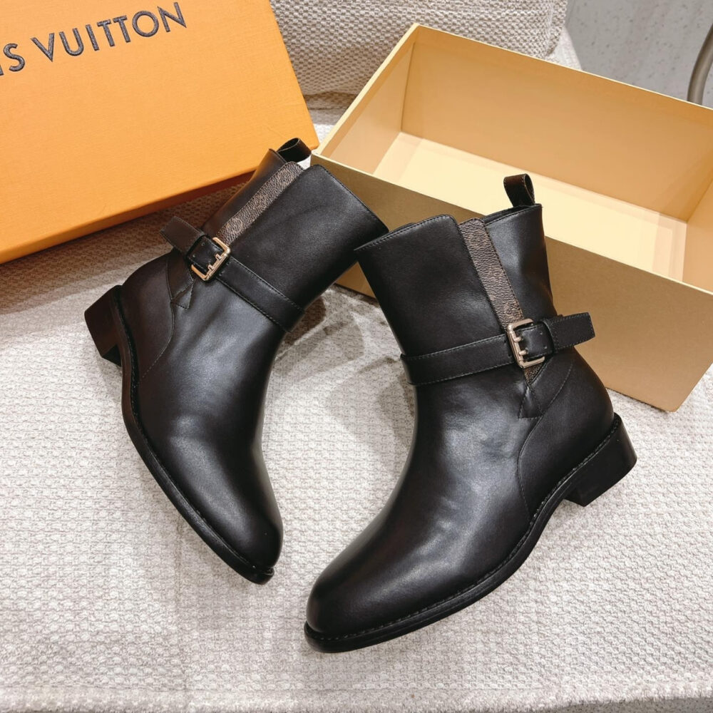 Louis Vuitton Bootsy Ankle Boot Black 1ABUB4 - Image 5