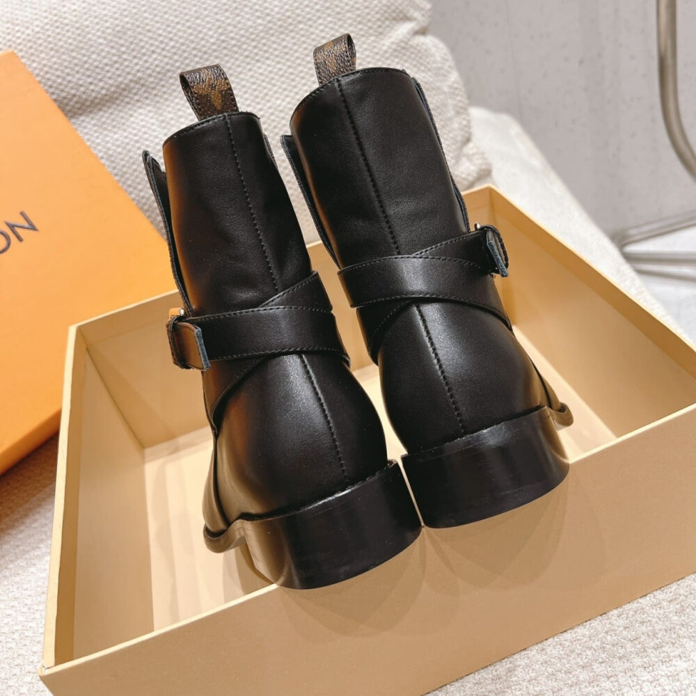 Louis Vuitton Bootsy Ankle Boot Black 1ABUB4 - Image 6