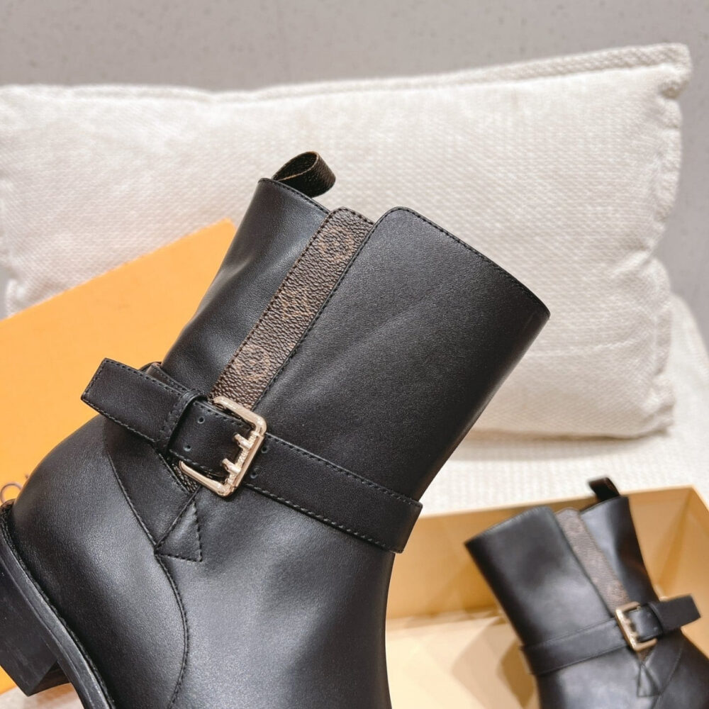 Louis Vuitton Bootsy Ankle Boot Black 1ABUB4 - Image 7