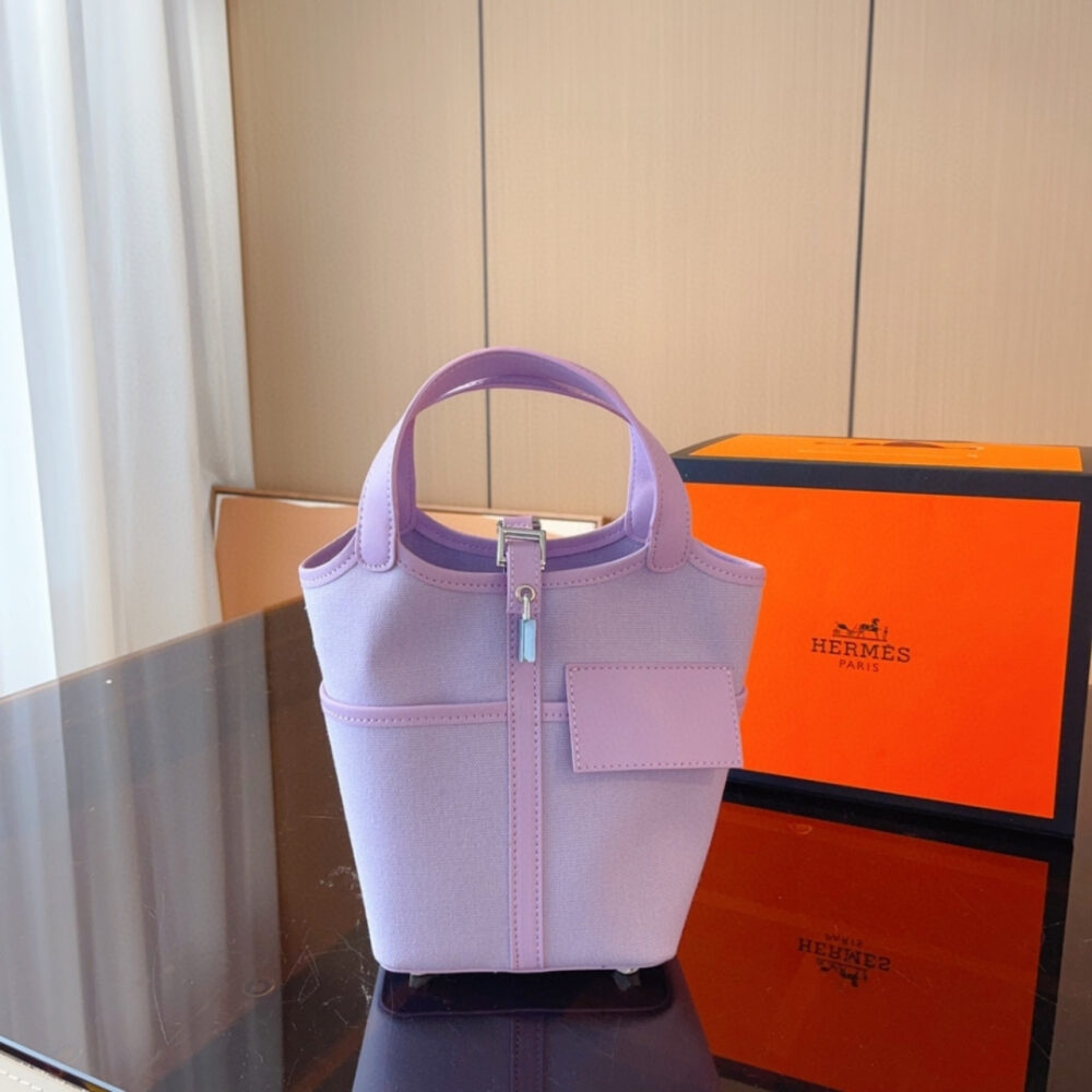 Hermes Picotin Lock 18 Pocket Bag Purple 20Cm - Image 2