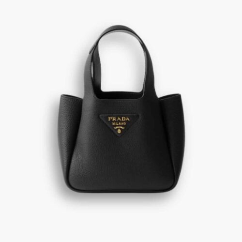 Prada Mini Handbag Black 18cm 1BA349