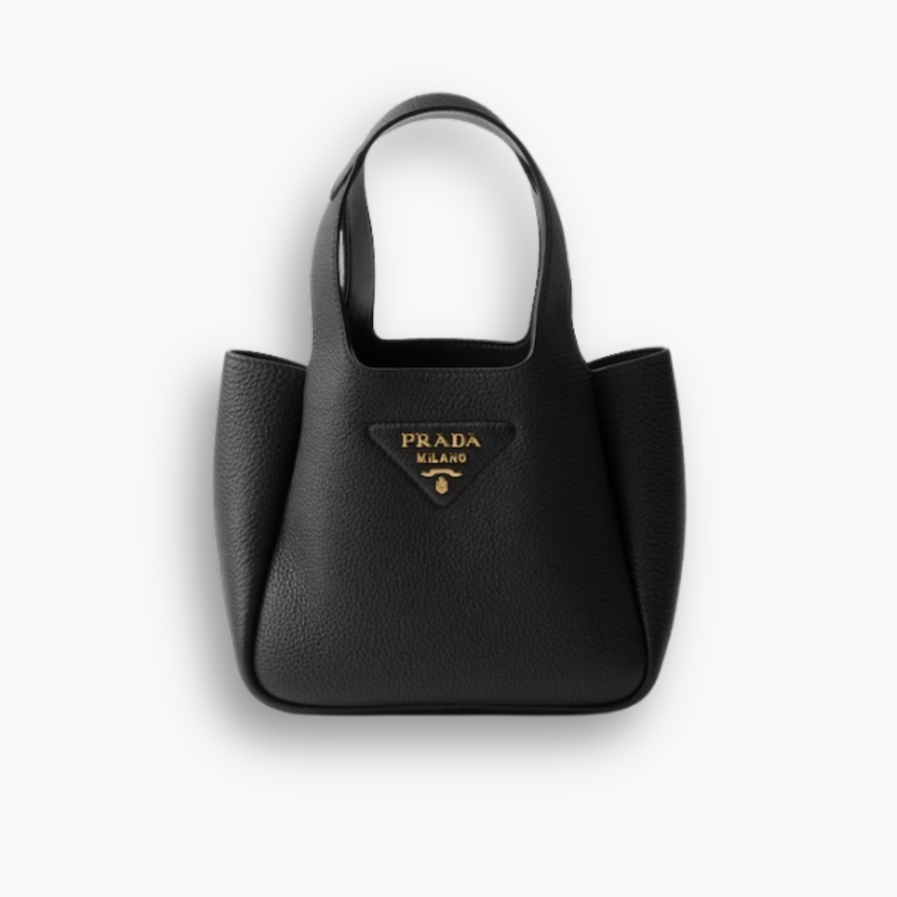 Prada Mini Handbag Black 18cm 1BA349