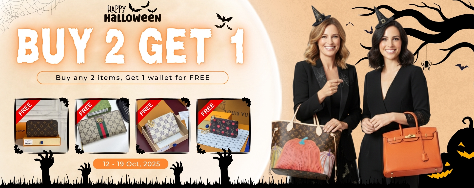 Buy 2 get 1 Halloween
