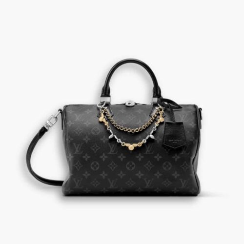 Louis Vuitton Speedy Soft 30 Monogram Black 30Cm M15102