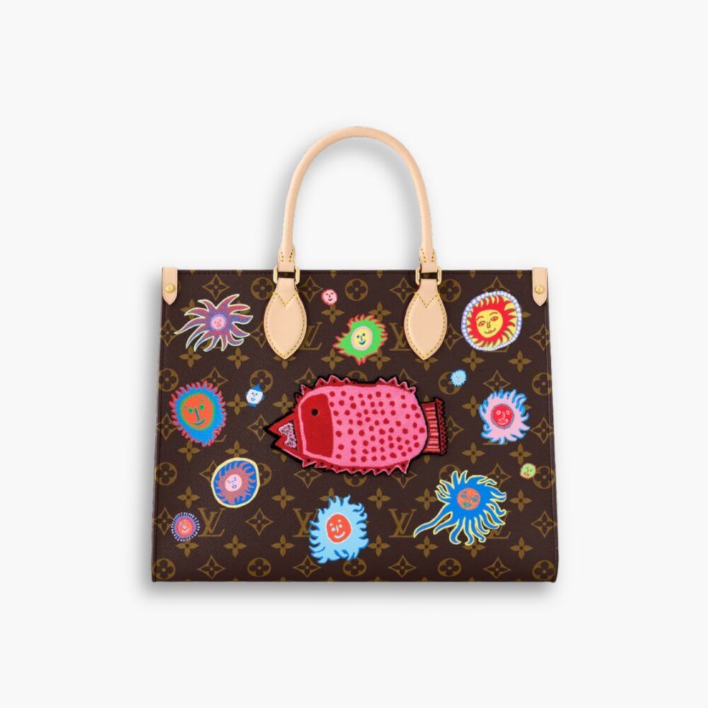 Louis Vuitton x Yayoi Kusama Onthego Monogram Canvas MM 35Cm M46429