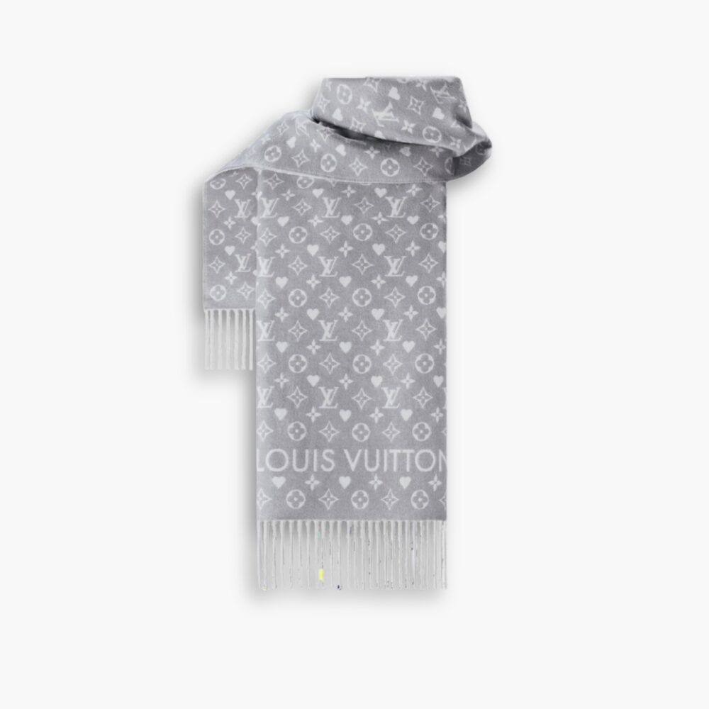 Louis Vuitton Echarpe Game On Scarf Grey 180Cm M77641