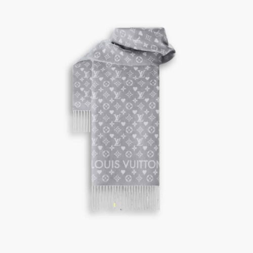 Louis Vuitton Echarpe Game On Scarf Grey 180Cm M77641