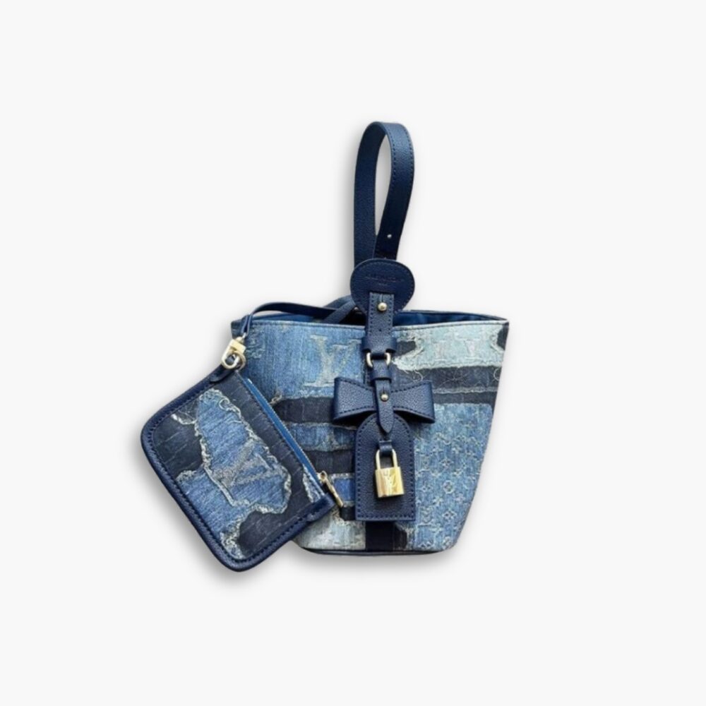 Louis Vuitton All In BB Bag Denim Blue 18Cm