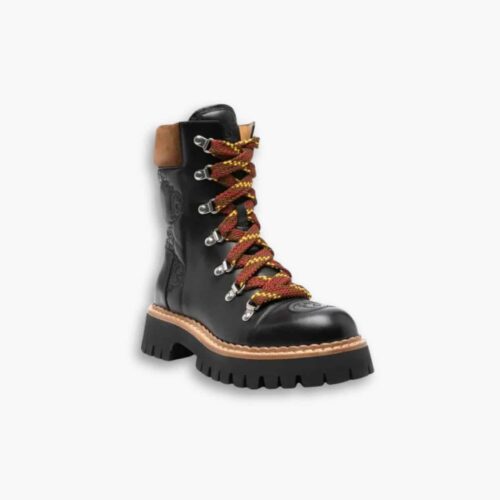Gucci GG Quilted Ankle Boots Black