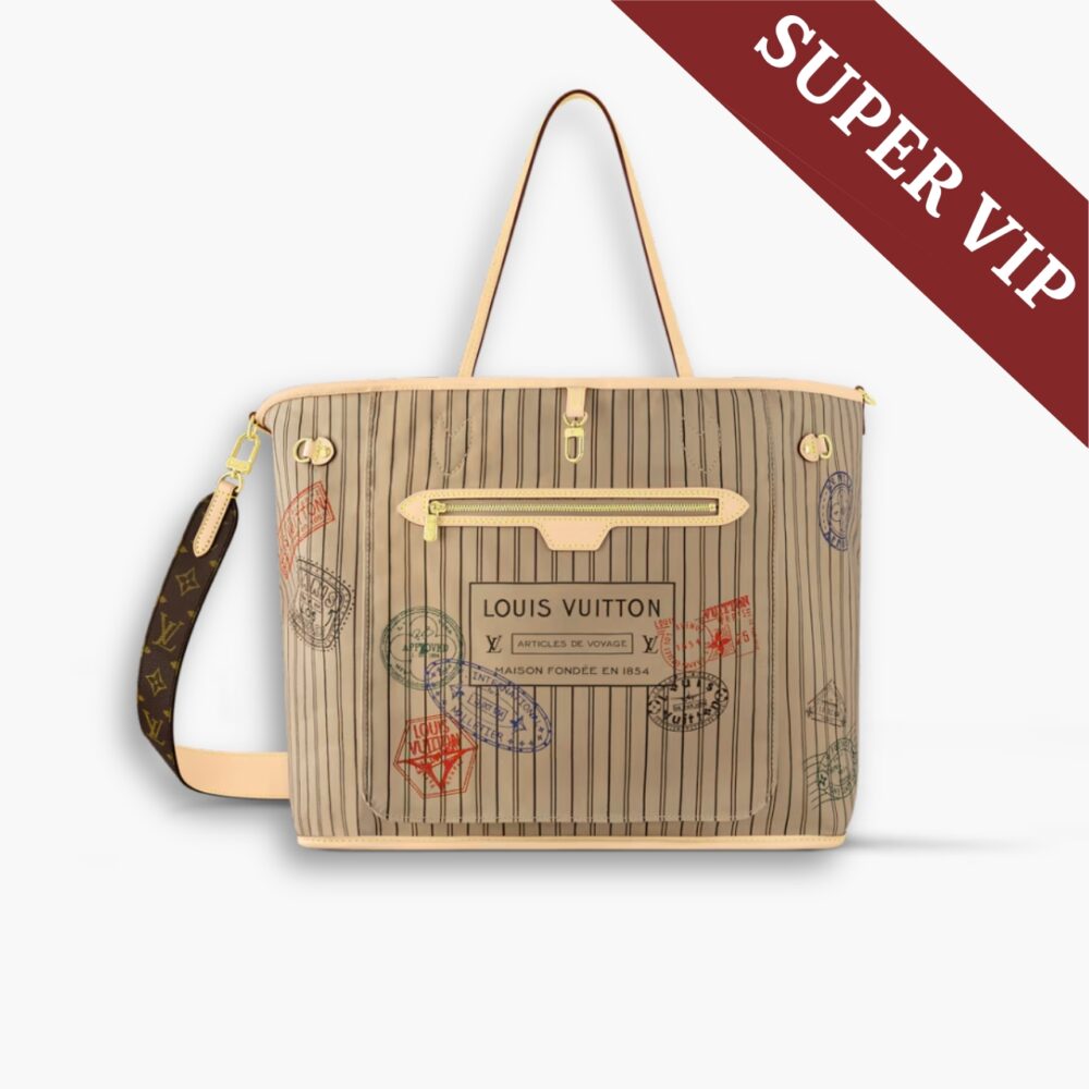Super Vip 1:1 – Louis Vuitton Neverfull Bandoulière Inside Out GM Bag Beige 39Cm M11948