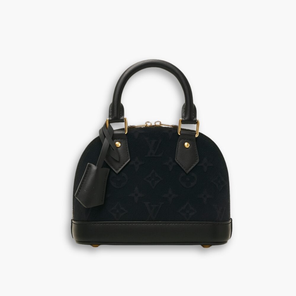 Louis Vuitton Alma Denim Black 24Cm