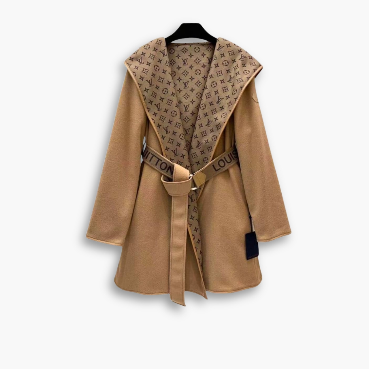 Louis Vuitton Classic Coat Monogram Wool Brown