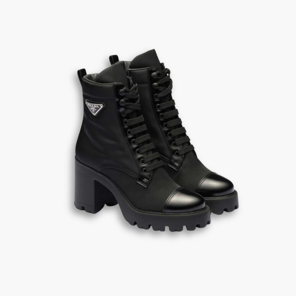Prada Re Nylon Booties Black 1T239N 3LFU F0002 F 085