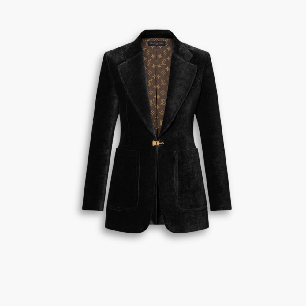 Louis Vuitton Velvet Schoolboy Blazer Black