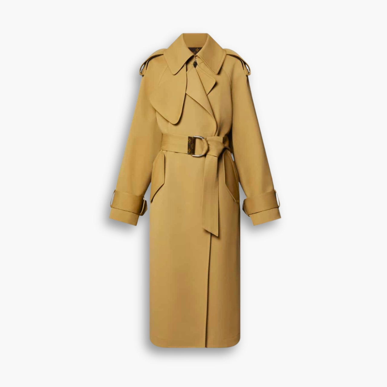 Louis Vuitton Oversized Detail Trench Coat Sandy Beige 1ABD9W