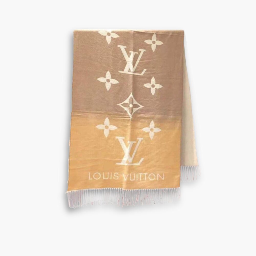 Louis Vuitton Reykjavik Gradient Scarf Brown 190Cm