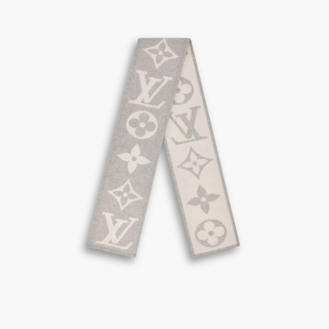 Louis Vuitton Sweet Dreams Scarf Grey 240Cm M77380