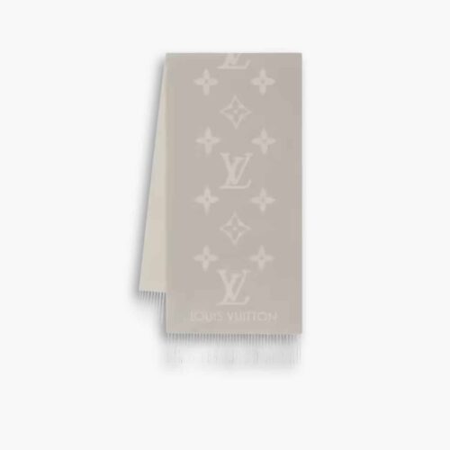 Louis Vuitton Reykjavik Scarf Grey 180Cm M78909