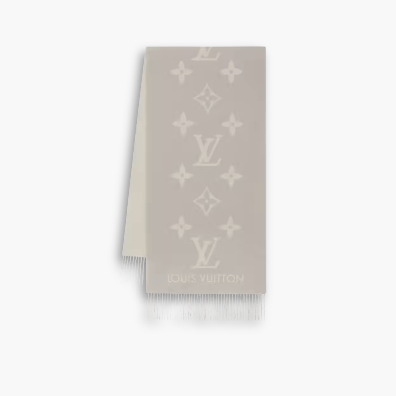 Louis Vuitton Reykjavik Scarf Grey 180Cm M78909